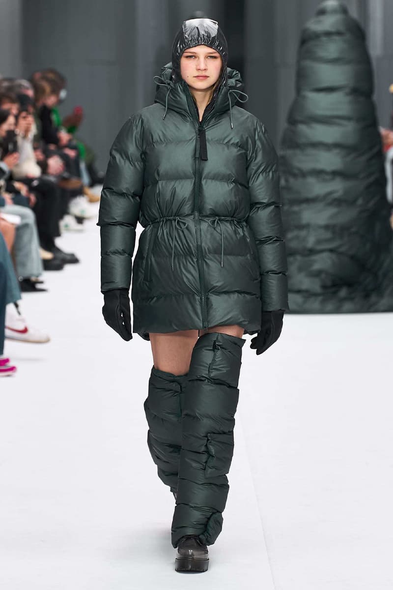 Rains FW22 Runway Show Paris Fashion Week release information fall winter 2022 Prince Nikolai of Denmark