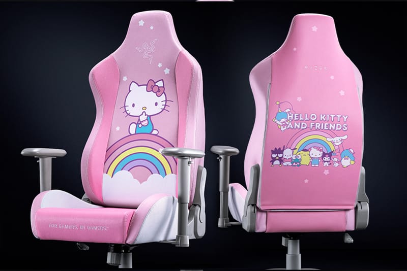 gaming chair razer pink