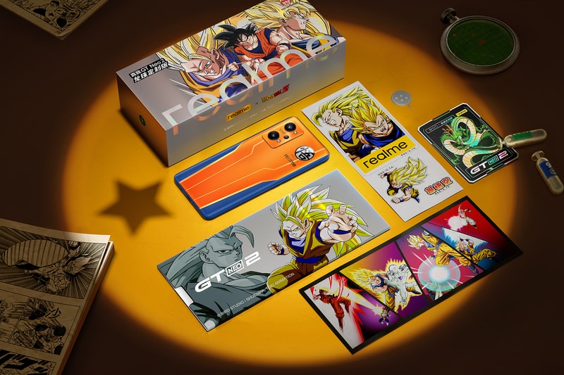 Realme GT Neo2 Dragon Ball smartphone release CELLphones goku capsule corp anime manga 