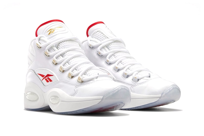 Reebok вопрос Mid Dr J белое красное золото дата выпуска информация список магазинов руководство по покупке фотографии цена Джулиус Эрвинг