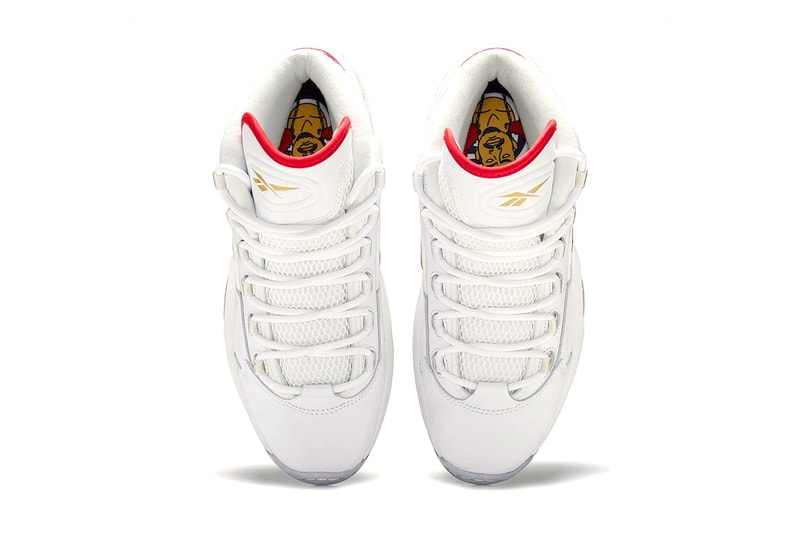 Reebok вопрос Mid Dr J белое красное золото дата выпуска информация список магазинов руководство по покупке фотографии цена Джулиус Эрвинг