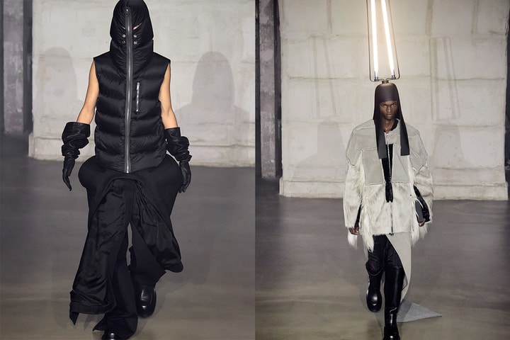 Rick Owens' Fall 2022 STROBE Runway Was the Godfather of Goth Glam in His Rawest Form