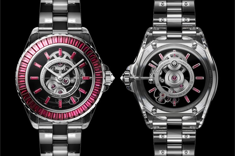 Ruby-Set J12 X-RAY Tops Chanel's New Haute Horlogerie Red Edition Collection