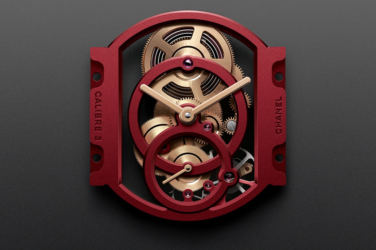 Chanel Paints Its Haute Horlogerie Collection Red With Transparent Gem Set Sapphire Crystal Watches