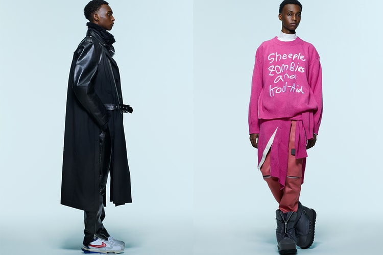 Sacai FW22 Serves MADSAKI and Nike Cortez Collaborations In Its Outerwear-Heavy Collection