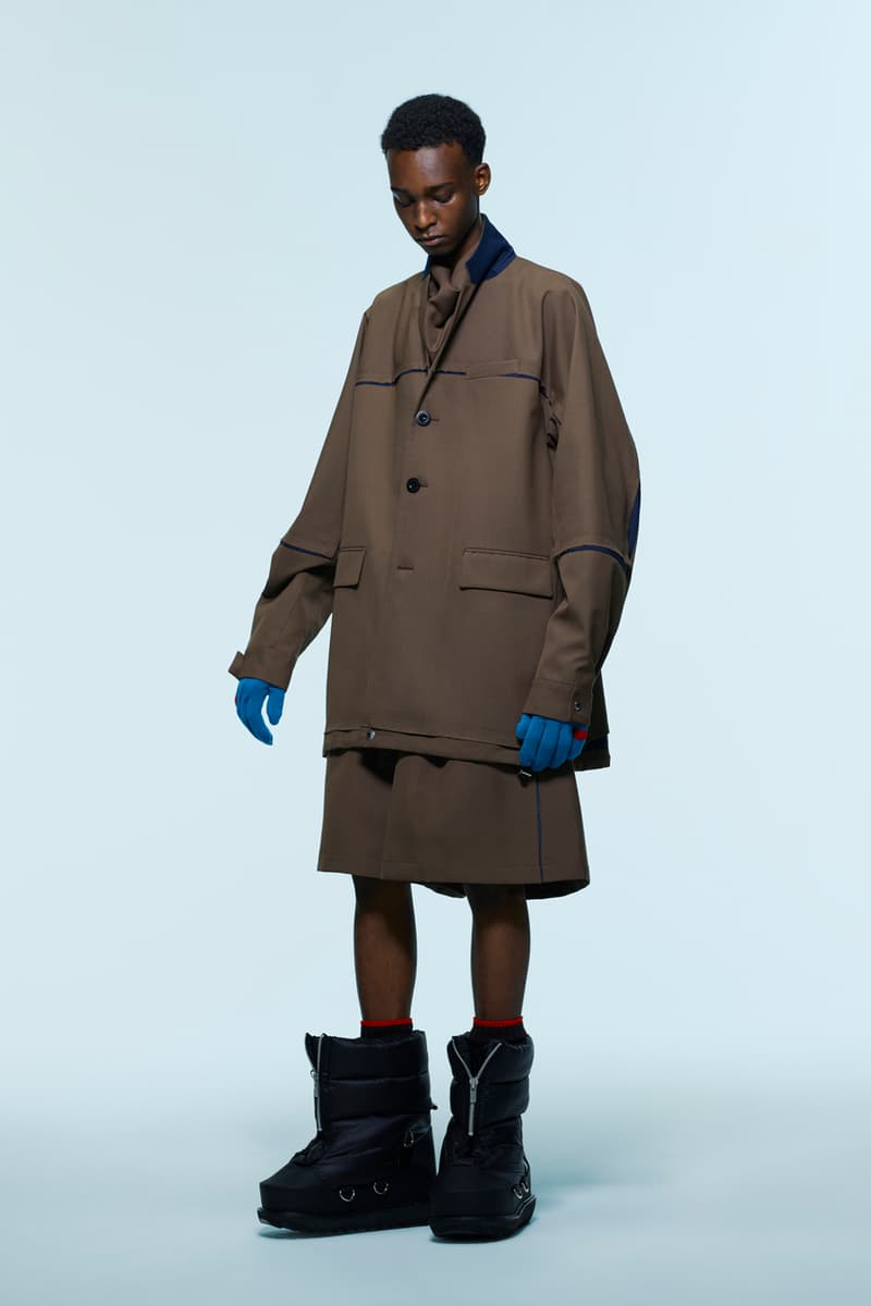 sacai Fall/Winter 2022 Chitose Abe Runway Madsaki Collaboration Nike Cortez First Look Japanese Designer Mens Womenswear Co-Ed