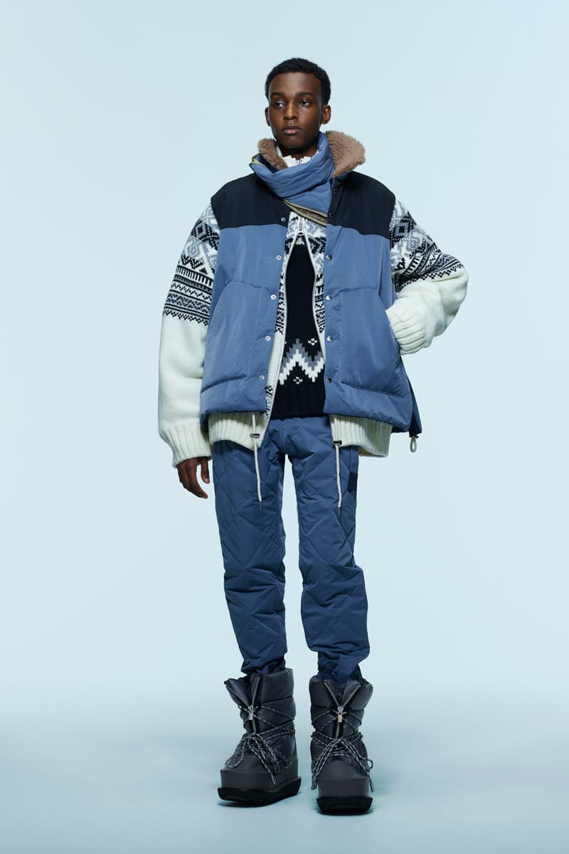 sacai Fall/Winter 2022 Chitose Abe Runway Madsaki Collaboration Nike Cortez First Look Japanese Designer Mens Womenswear Co-Ed