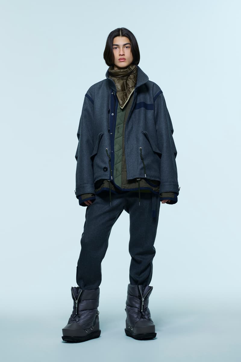 sacai Fall/Winter 2022 Chitose Abe Runway Madsaki Collaboration Nike Cortez First Look Japanese Designer Mens Womenswear Co-Ed