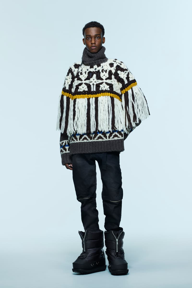 sacai Fall/Winter 2022 Chitose Abe Runway Madsaki Collaboration Nike Cortez First Look Japanese Designer Mens Womenswear Co-Ed