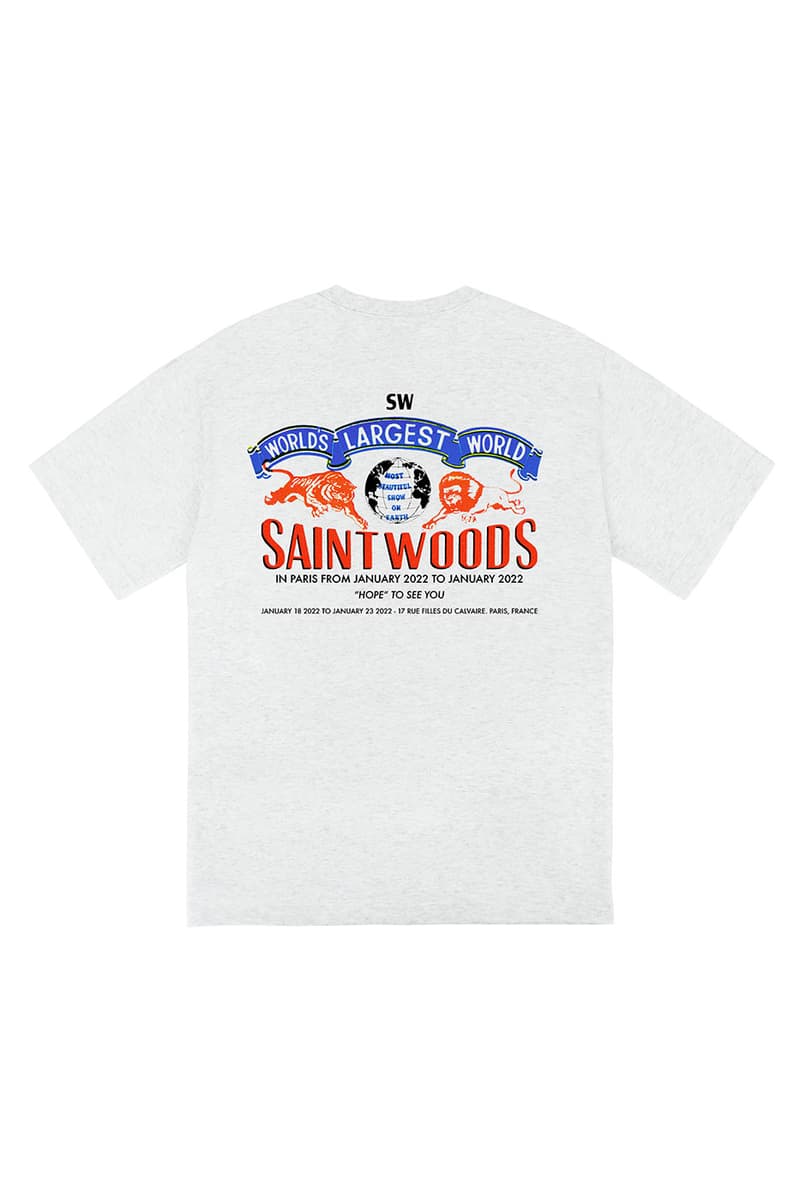 Saintwoods Paris Exclusives Collection Release Return PFW Info Fleece Hoodies Sweatpants Keychain Stuffed Bear