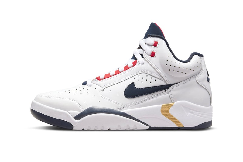 Scottie Pippen Nike Air Flight Lite Mid Olympic Official Look Release Info DJ2518-102 Date Buy Price 30th Anniversary 