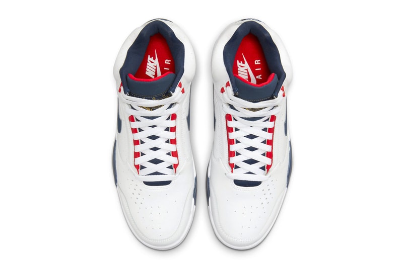 Scottie Pippen Nike Air Flight Lite Mid Olympic Official Look Release Info DJ2518-102 Date Buy Price 30th Anniversary 