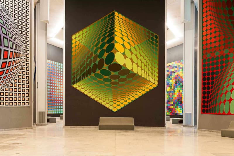 Selfridges London Paco Rabanne Victor Vasarely Art