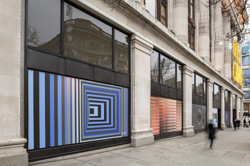 Selfridges London Paco Rabanne Victor Vasarely Art