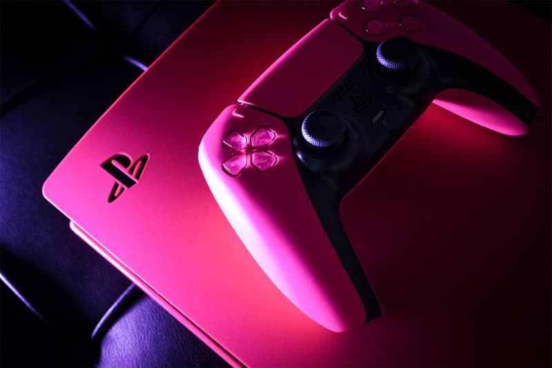 sony playstation 5 controllers colors console covers closer look nova pink starlight blue galactic purple