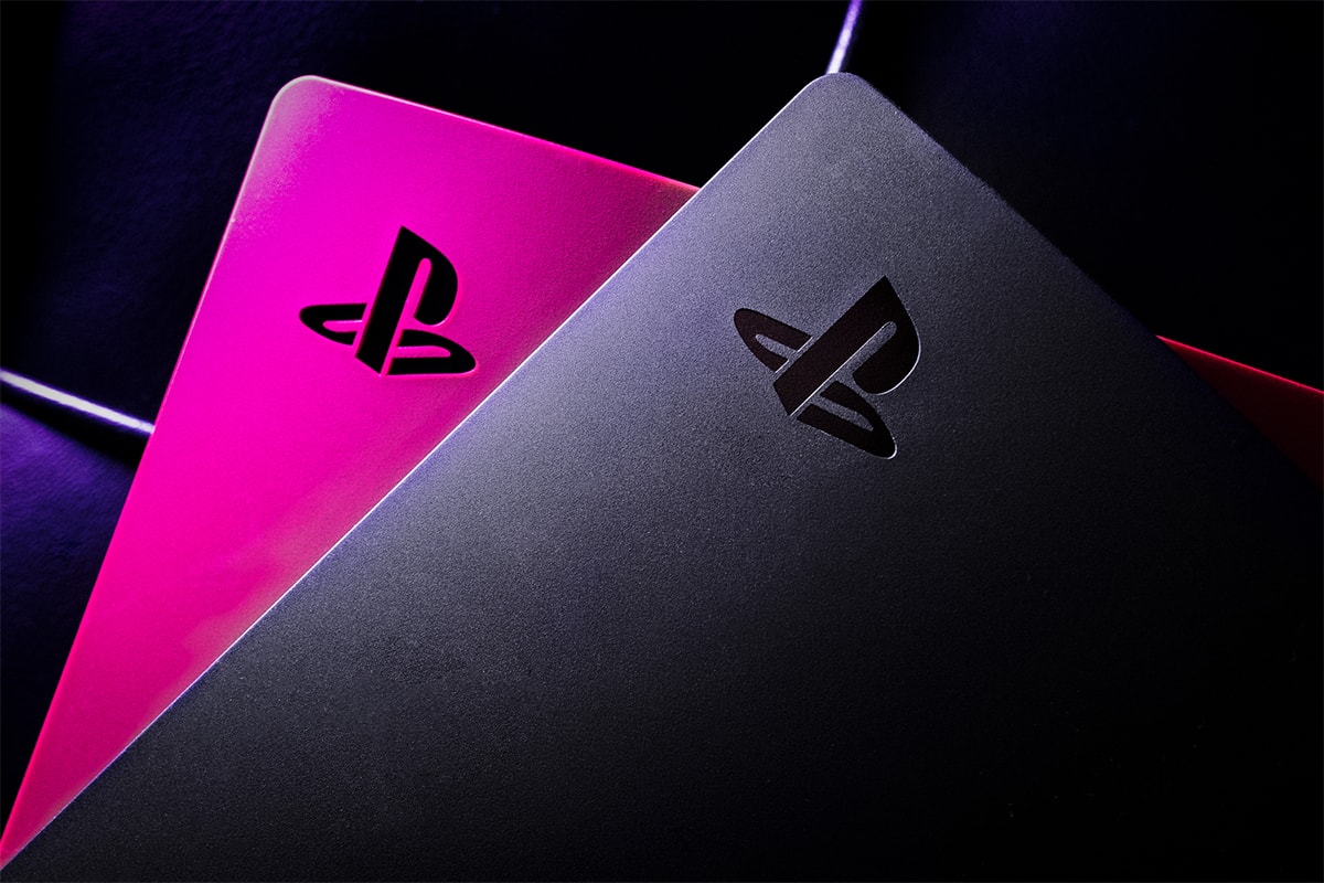 sony playstation 5 controllers colors console covers closer look nova pink starlight blue galactic purple