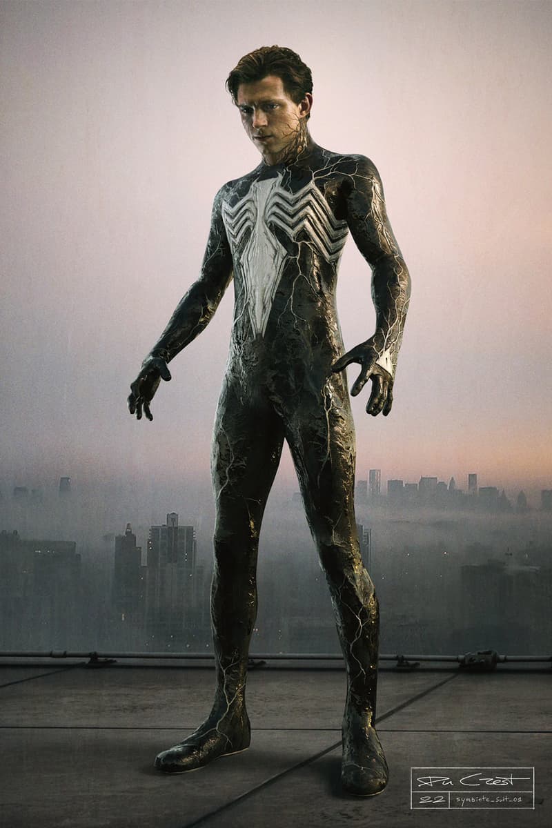 Spider-Man: No Way Home Concept Artist Symbiote Spider-Man Design Photos Info Thomas du Crest Future Marvel Cinematic Universe