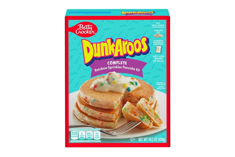 Start Your Morning With Dunkaroos Complete Rainbow Sprinkles Pancake Kit