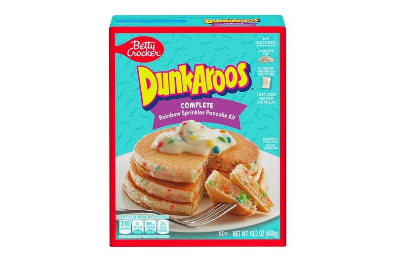 Dunkaroos Complete Rainbow Sprinkles Pancake Kit Release Taste Review Info Buy Betty Crocker