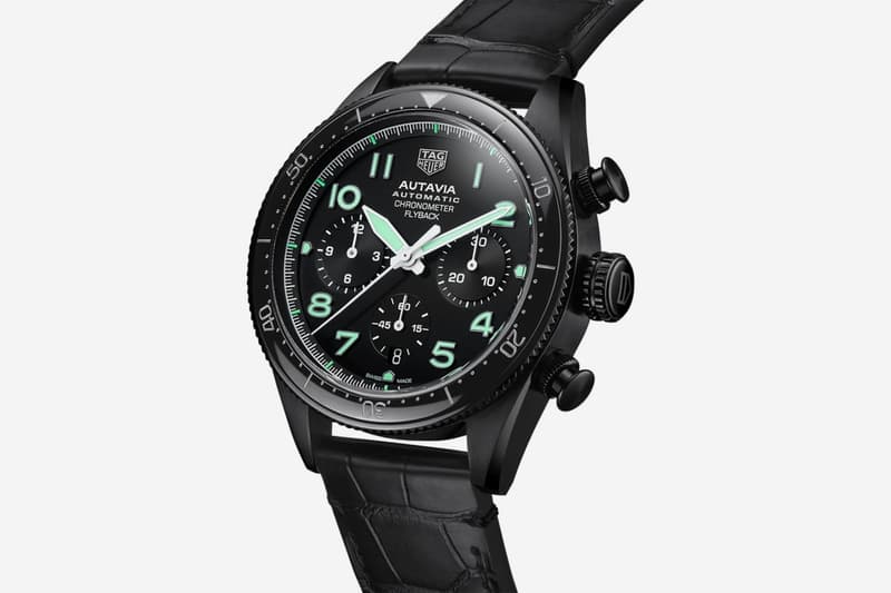 watches accessories swiss tag heuer autavia chronometer flyback black pvd chronograph