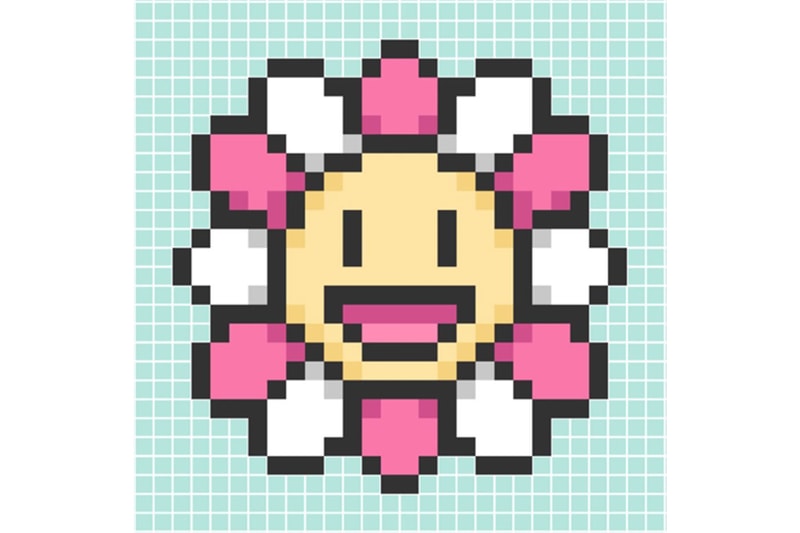 Takashi Murakami Teases New Murakami Flowers NFT Project pixel art crypto 12 petal tamagotchi tech mr hashimoto clonex release info date whitelist images