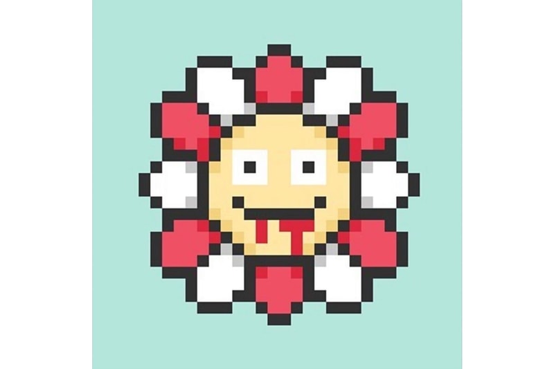 Takashi Murakami Teases New Murakami Flowers NFT Project pixel art crypto 12 petal tamagotchi tech mr hashimoto clonex release info date whitelist images
