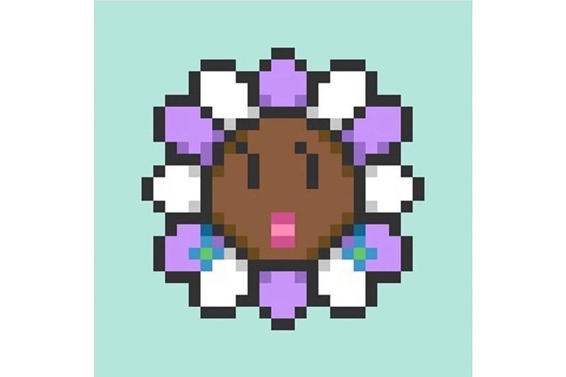 Takashi Murakami Teases New Murakami Flowers NFT Project pixel art crypto 12 petal tamagotchi tech mr hashimoto clonex release info date whitelist images