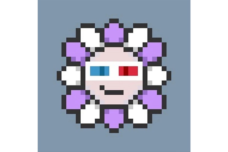 Takashi Murakami Teases New Murakami Flowers NFT Project pixel art crypto 12 petal tamagotchi tech mr hashimoto clonex release info date whitelist images