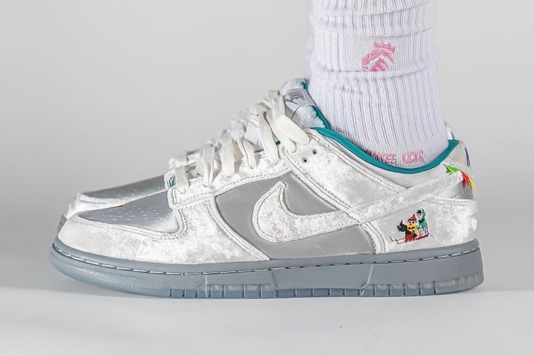 Take an Look On-Foot at the Nike Dunk Low "Ice"