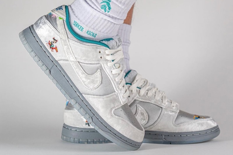 Nike Dunk Low Ice On-Foot Look Release Info DO2326-001 Date Buy Price Grey Fog Photon Dust Stealth