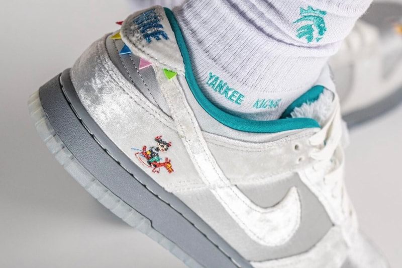 Nike Dunk Low Ice On-Foot Look Release Info DO2326-001 Date Buy Price Grey Fog Photon Dust Stealth