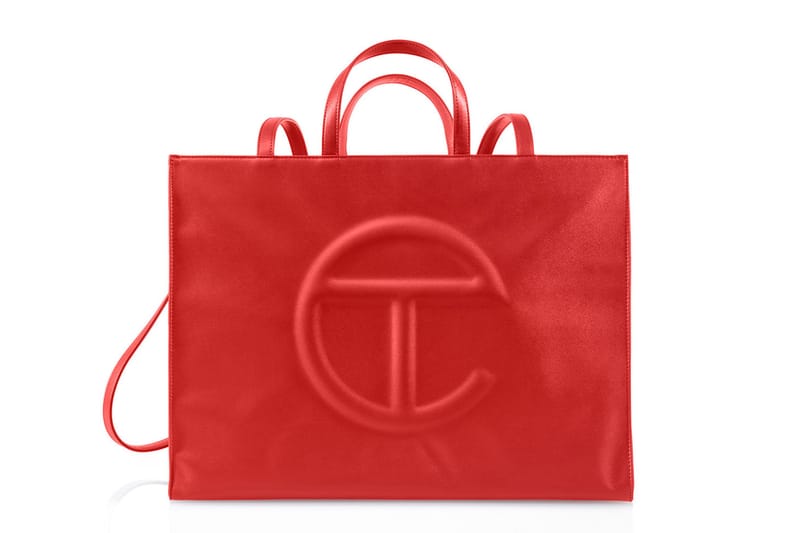 Telfar Brings On Vegan Leather Goods in Red Colorway