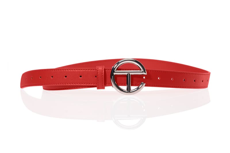 Telfar Red Collection Shopping Bags HBX Release Info Price Buy Cap Faux Vegan Leather Belt Logo