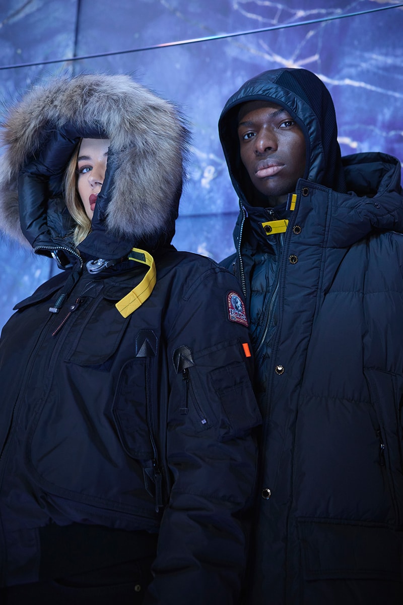 Tessuti Winter Campaign Loobkook Release Info Moose Knuckles Parajumper Sandbanks UK retailer luxury outerwear
