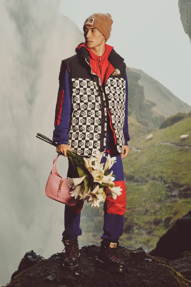 gucci north face launch