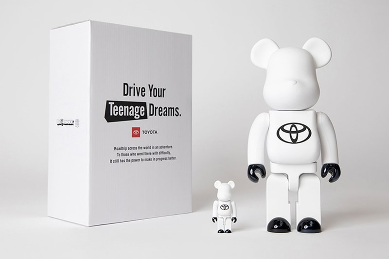 TOYOTA starbance inc medicom toy bearbrick matte white 100 400 sizes yen town market dytd drive your teenage dreams release info january 14 date