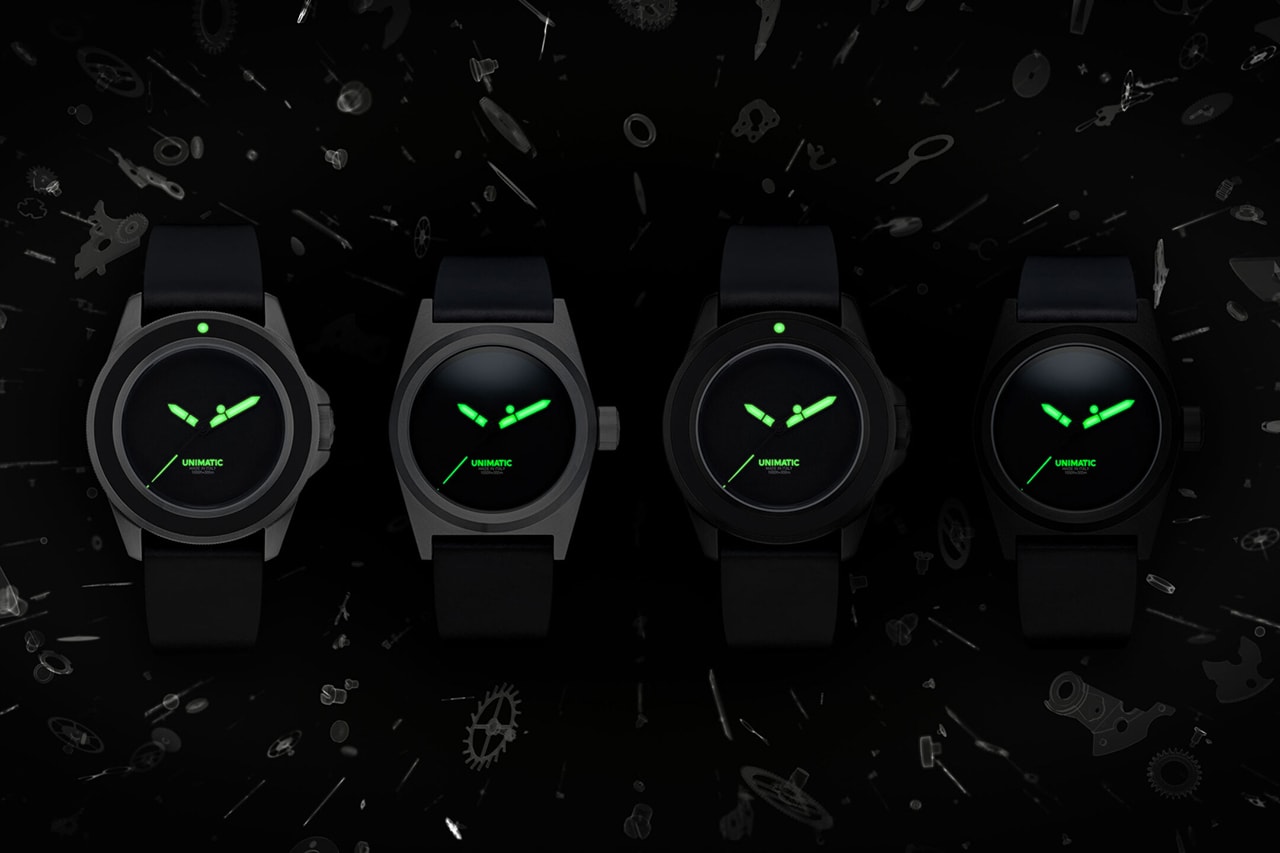 Four Watch UNIMATIC S Series Introduces Slimmer Cases and Monochromatic Luminescent Designs