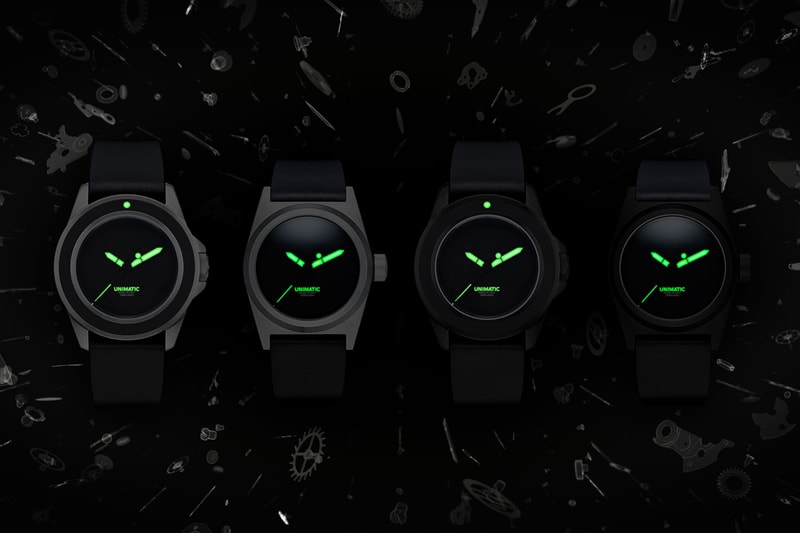 Four Watch UNIMATIC S Series Introduces Slimmer Cases and Monochromatic Luminescent Designs