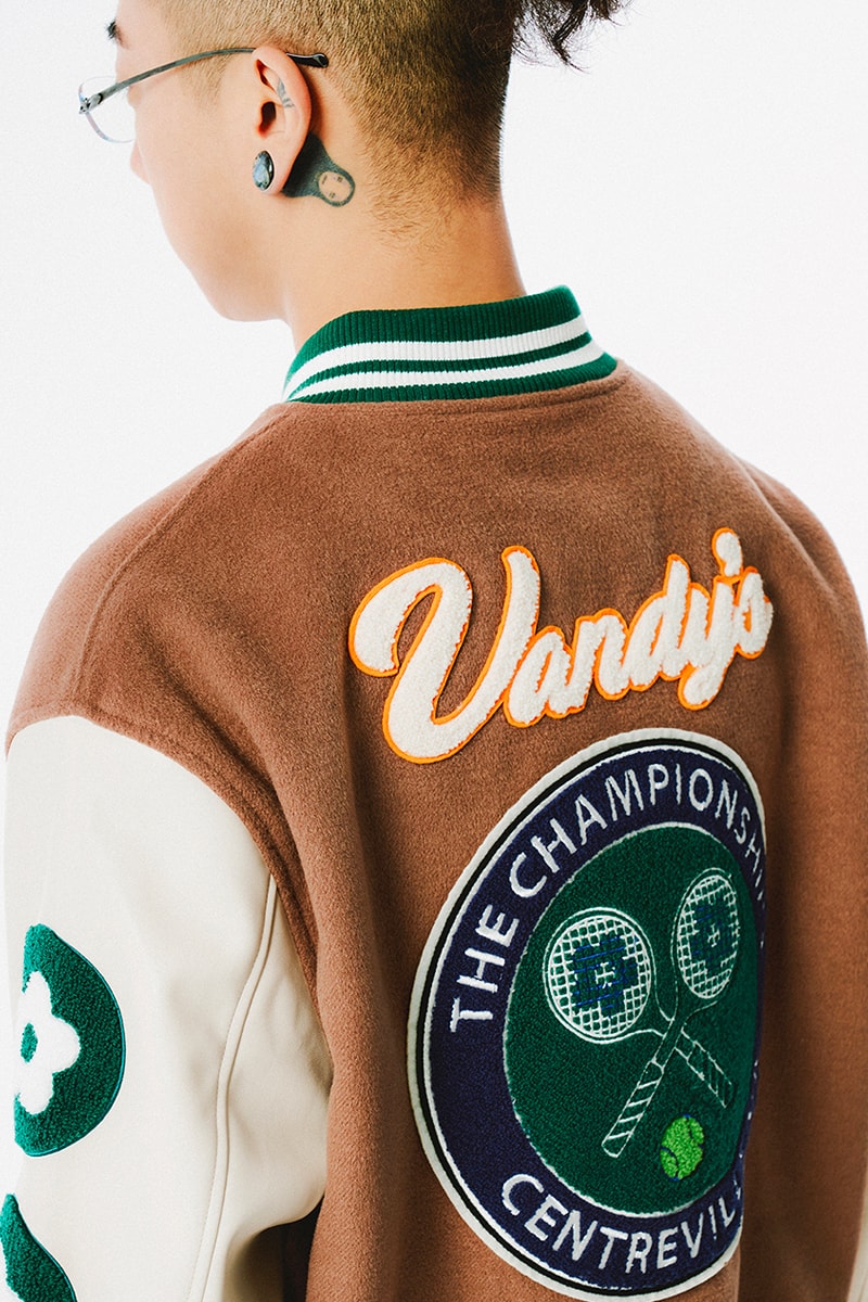 Vandy The Pink VTP WORLDWIDE TENNIS CLUB Varsity Jacket Release HEIGHTS. Info Date Buy Price HEIGHTS.