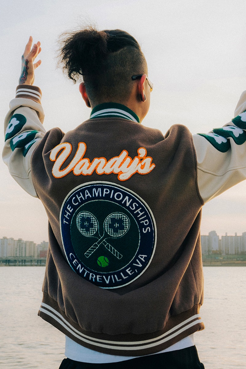 Vandy The Pink VTP WORLDWIDE TENNIS CLUB Varsity Jacket Release HEIGHTS. Info Date Buy Price HEIGHTS.