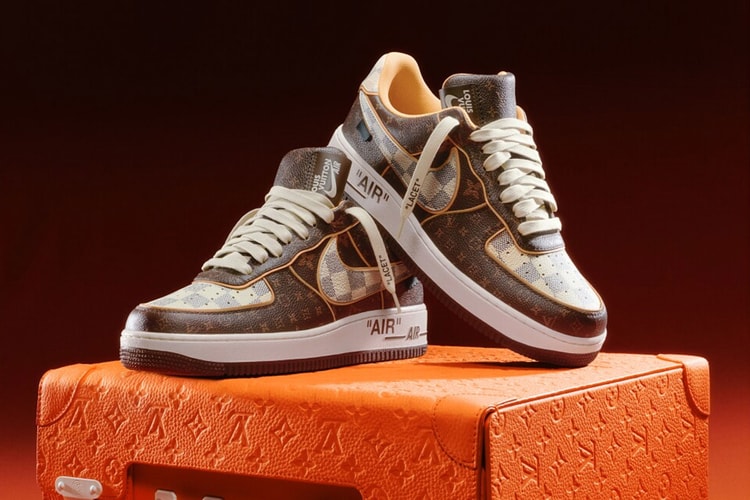 The Louis Vuitton x Nike Air Force 1 by Virgil Abloh Sneaker Is Currently Going for $90,000 USD