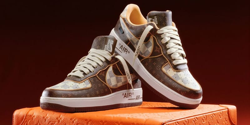 loui vuitton air force ones