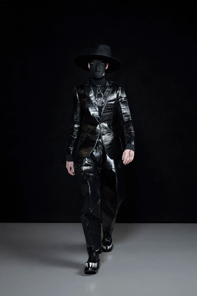 Walter Van Beirendonck FW22 Is a Masterclass in Going Incognito paris fashion week runway color blocking bodysuits high fashion