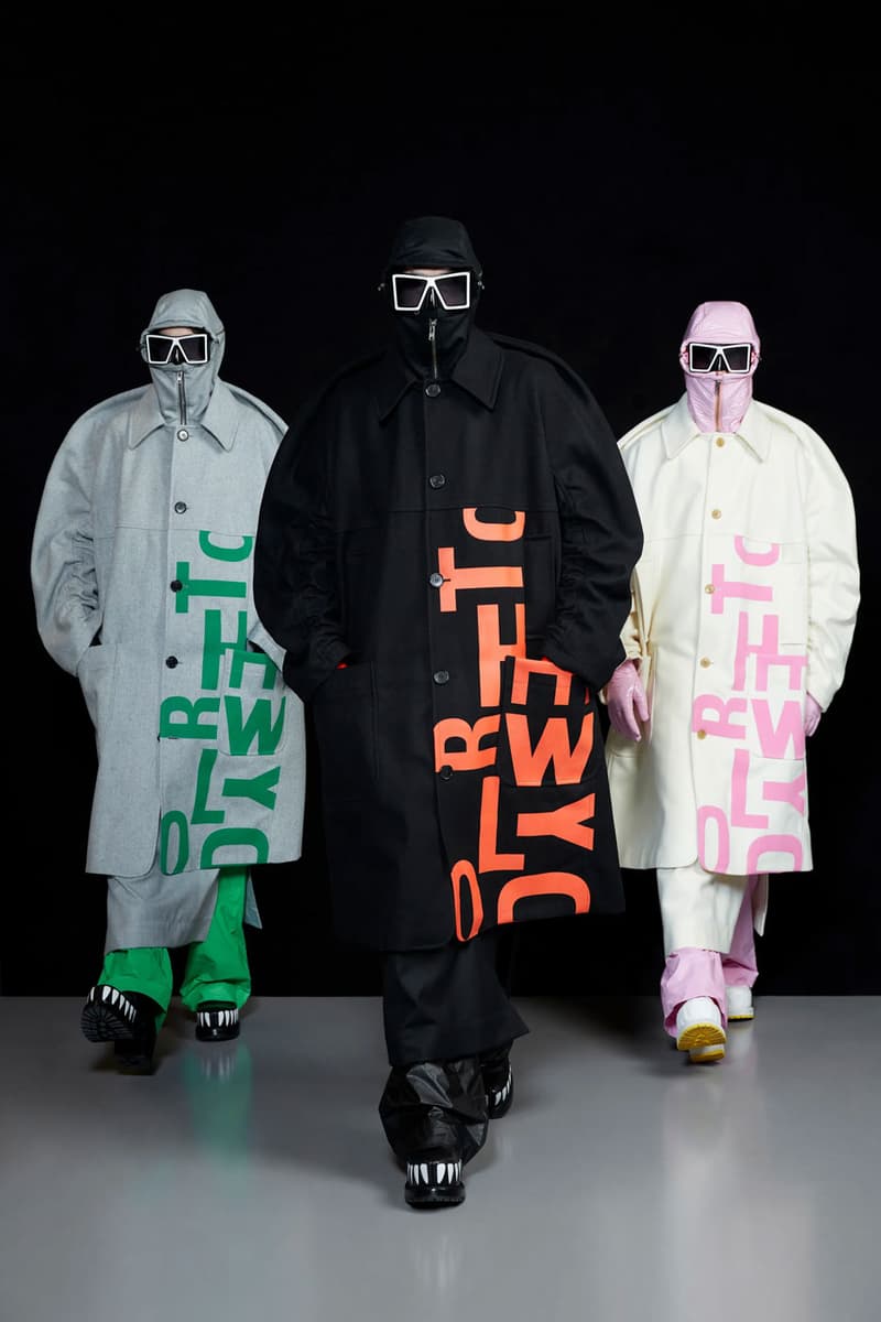 Walter Van Beirendonck FW22 Is a Masterclass in Going Incognito paris fashion week runway color blocking bodysuits high fashion