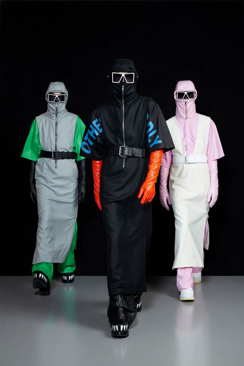 Walter Van Beirendonck FW22 Is a Masterclass in Going Incognito paris fashion week runway color blocking bodysuits high fashion