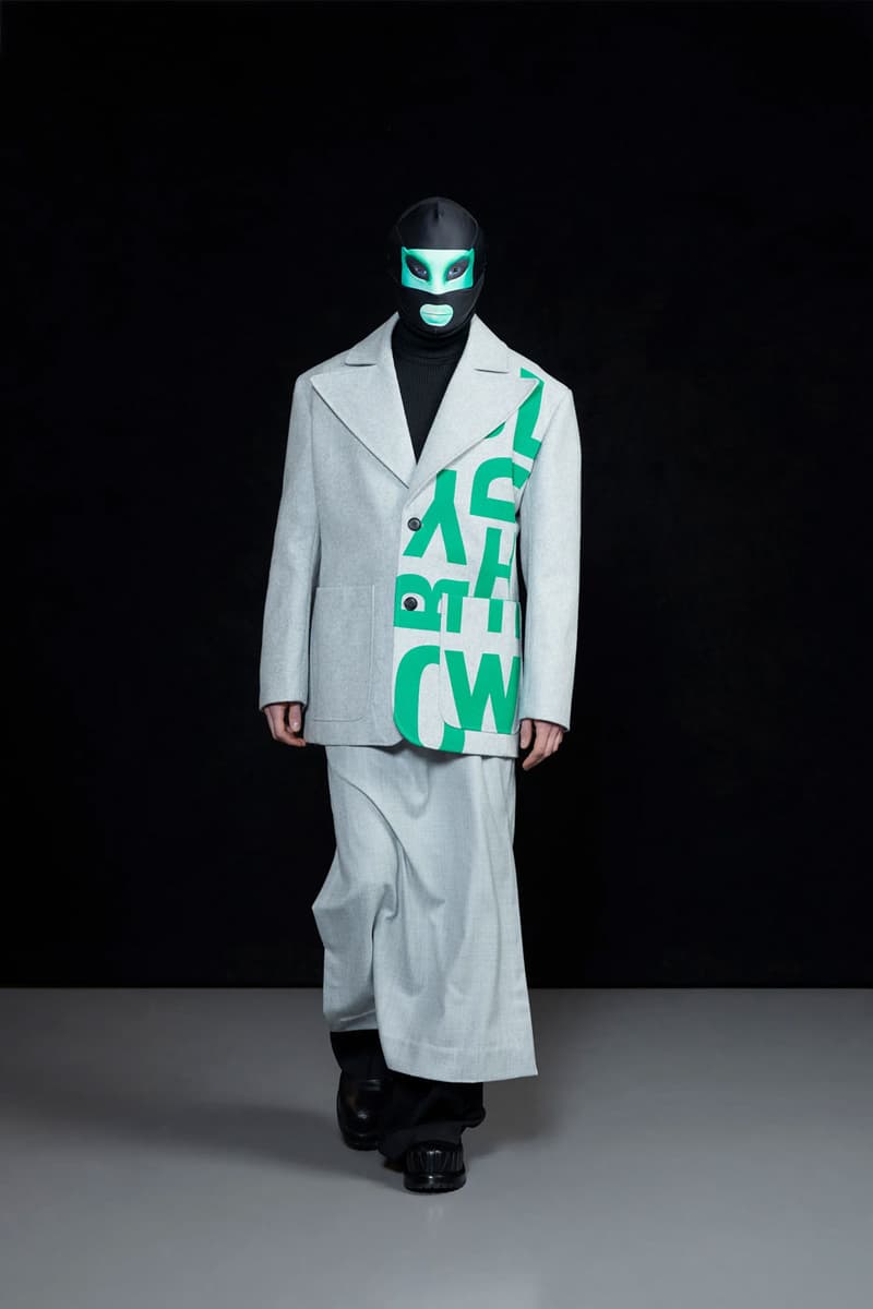 Walter Van Beirendonck FW22 Is a Masterclass in Going Incognito paris fashion week runway color blocking bodysuits high fashion