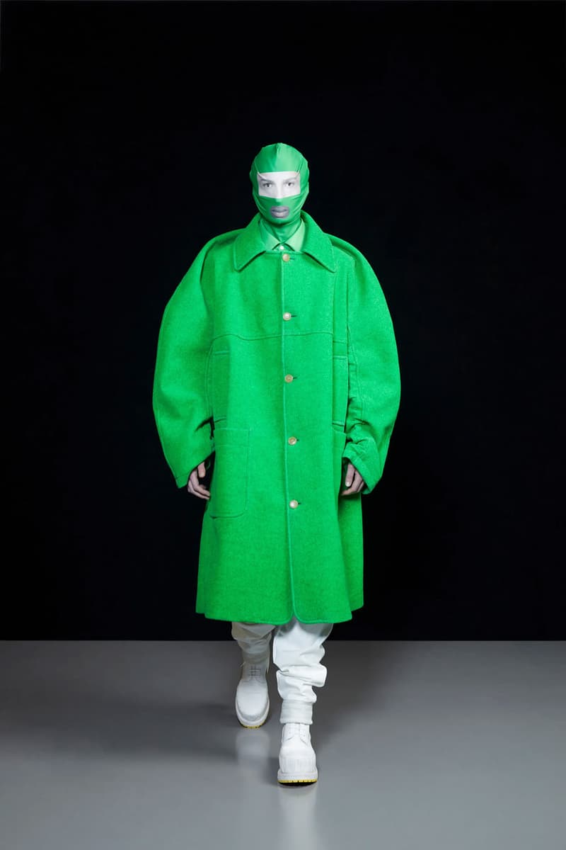Walter Van Beirendonck FW22 Is a Masterclass in Going Incognito paris fashion week runway color blocking bodysuits high fashion
