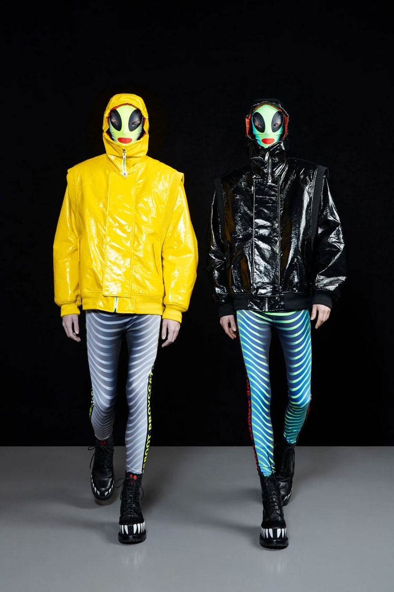 Walter Van Beirendonck FW22 Is a Masterclass in Going Incognito paris fashion week runway color blocking bodysuits high fashion