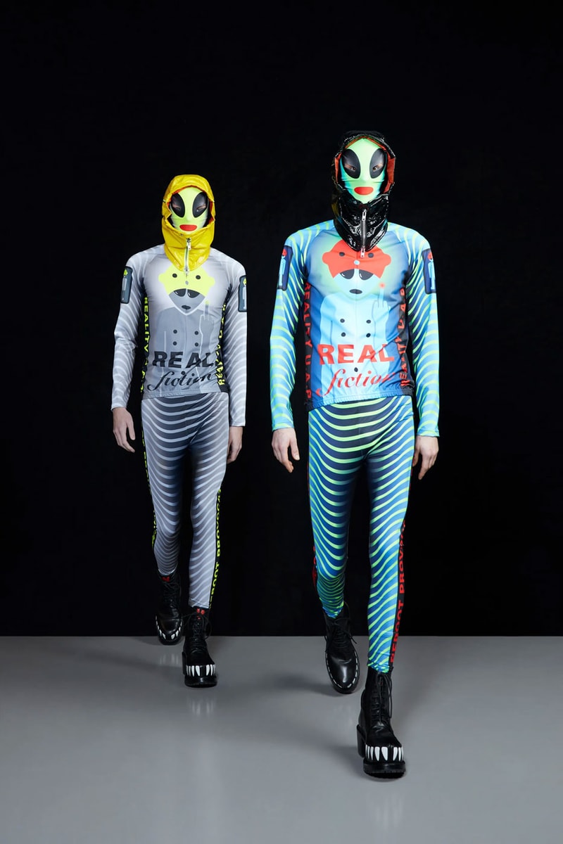 Walter Van Beirendonck FW22 Is a Masterclass in Going Incognito paris fashion week runway color blocking bodysuits high fashion
