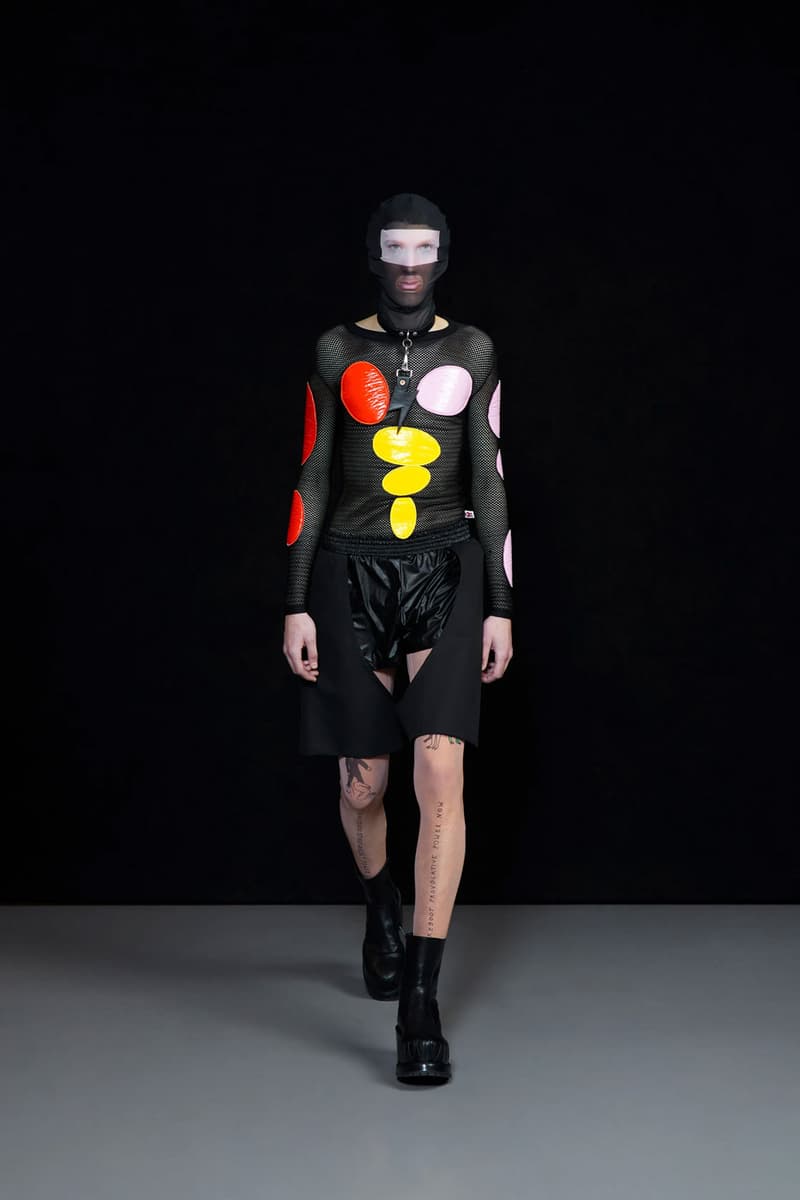 Walter Van Beirendonck FW22 Is a Masterclass in Going Incognito paris fashion week runway color blocking bodysuits high fashion